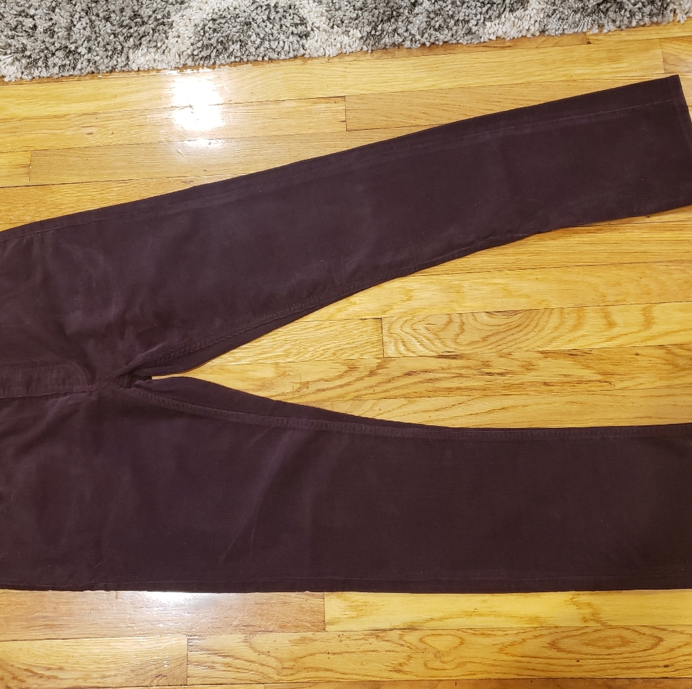 Club Monaco Men's Purple Corduroy jeans. Size 33/34.